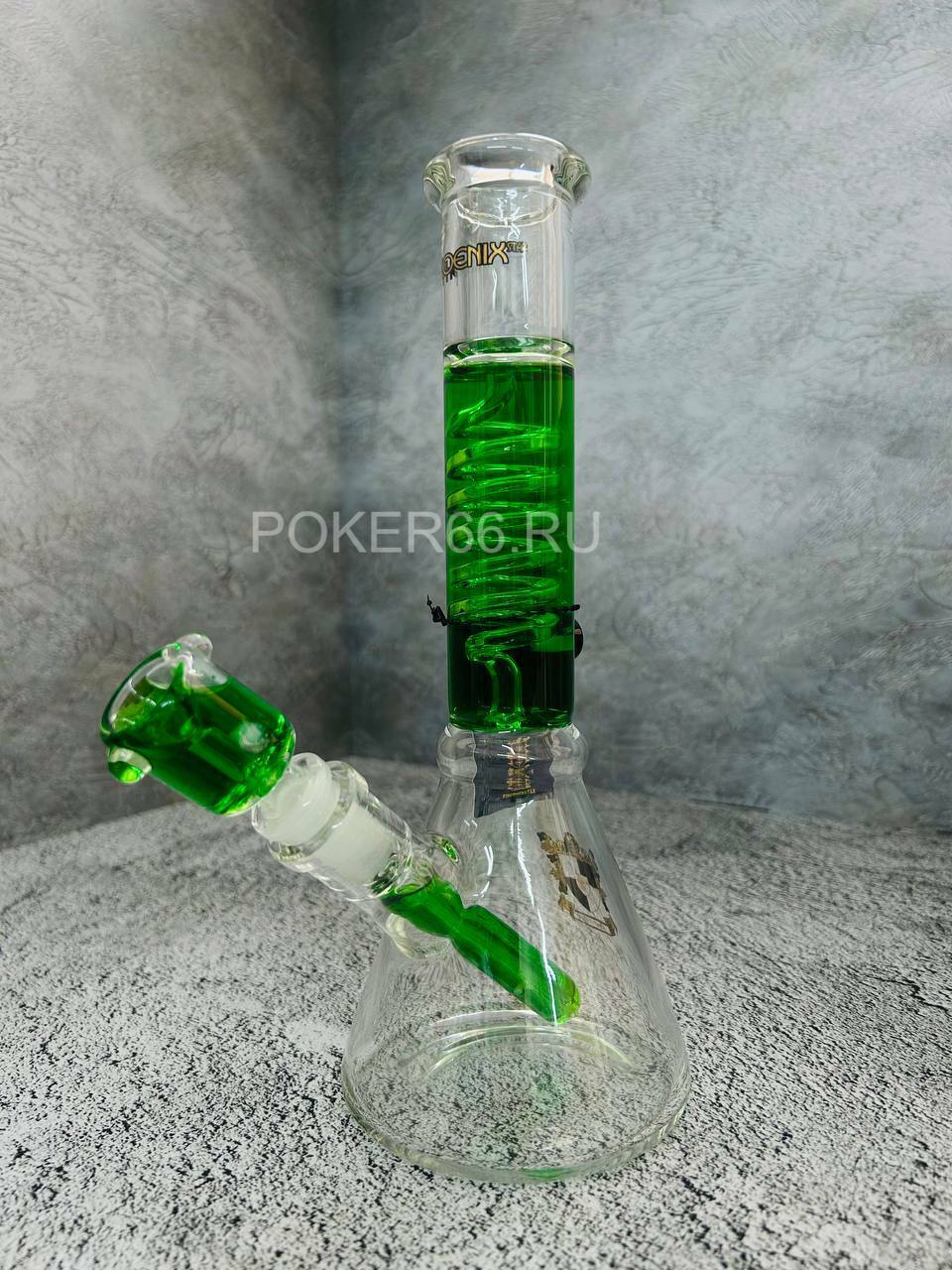 Бонг Phoenix "Full Glycerin Set" зеленый