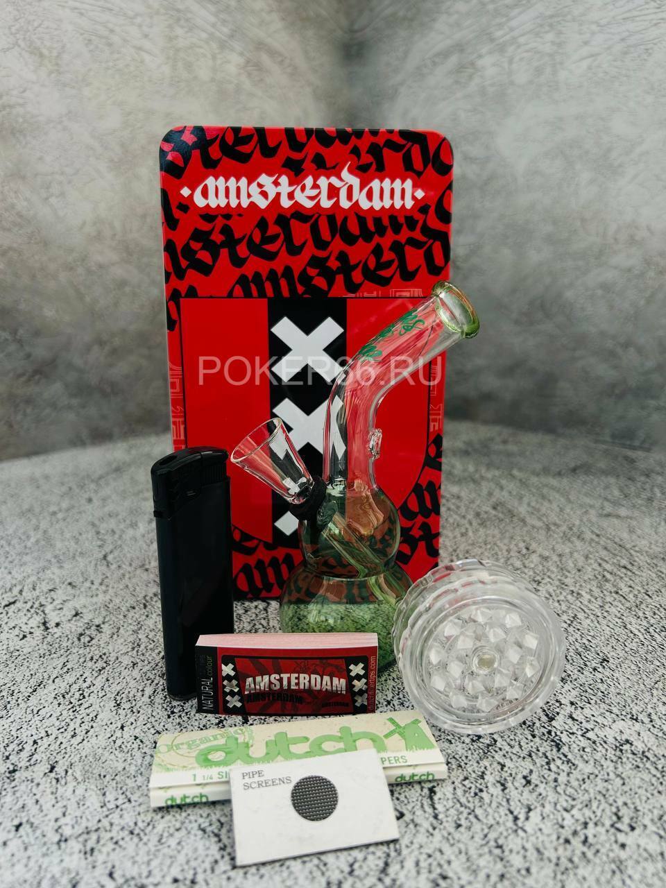 Подарочный набор Amsterdam | Mini Amster Bong giftset