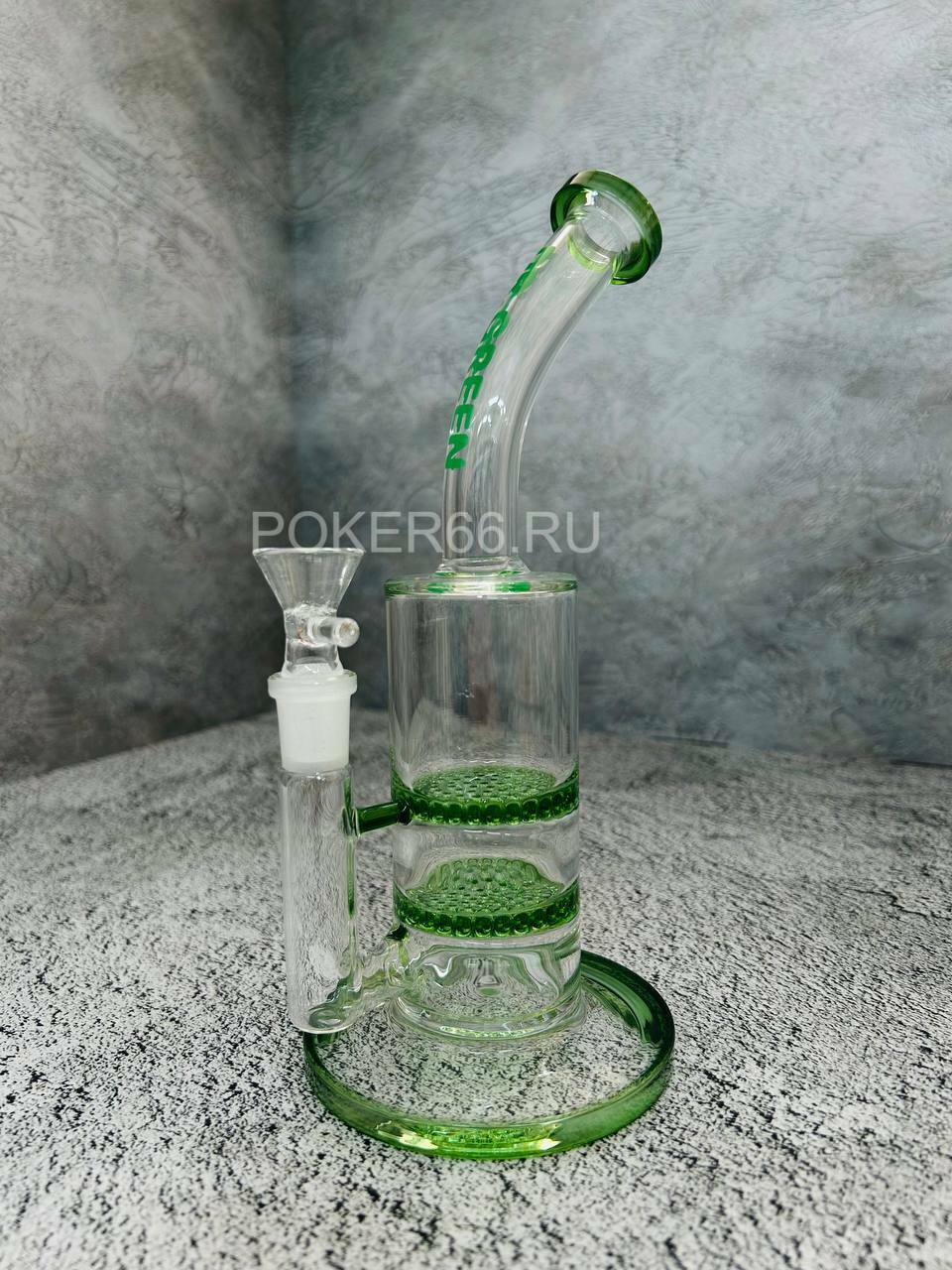 Бонг Dr.Green Double Honeycomb Percolator 2